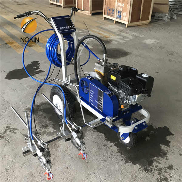 Walk Behind Paint Striping Machine For Parking Lot On 